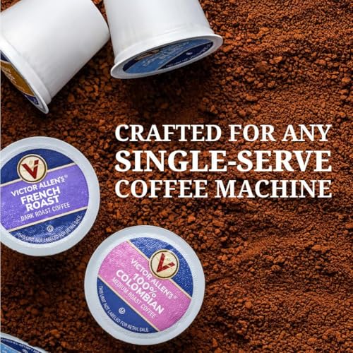 Image of Victor Allen's Coffee 100% Colombian, Medium Roast, 120 Count, Single Serve Coffee Pods for Keurig K-Cup Brewers