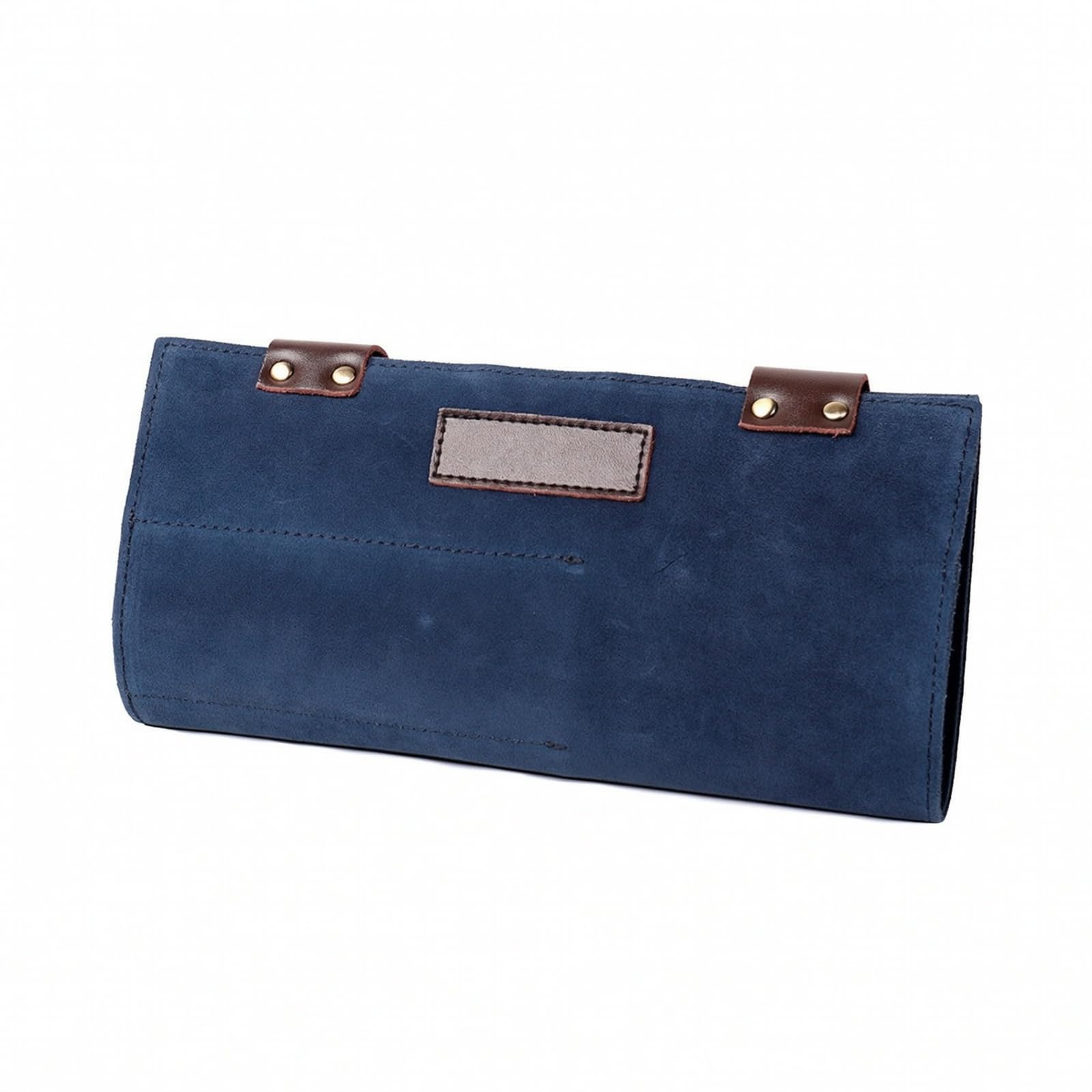 Borsa da Parrucchiere Leggero | Pelle di cuoio Smerigliata, Borsello da Parrucchiere, Resistente, Custodia con Bottoni a Pressione, per Salone, Barberia, Reale