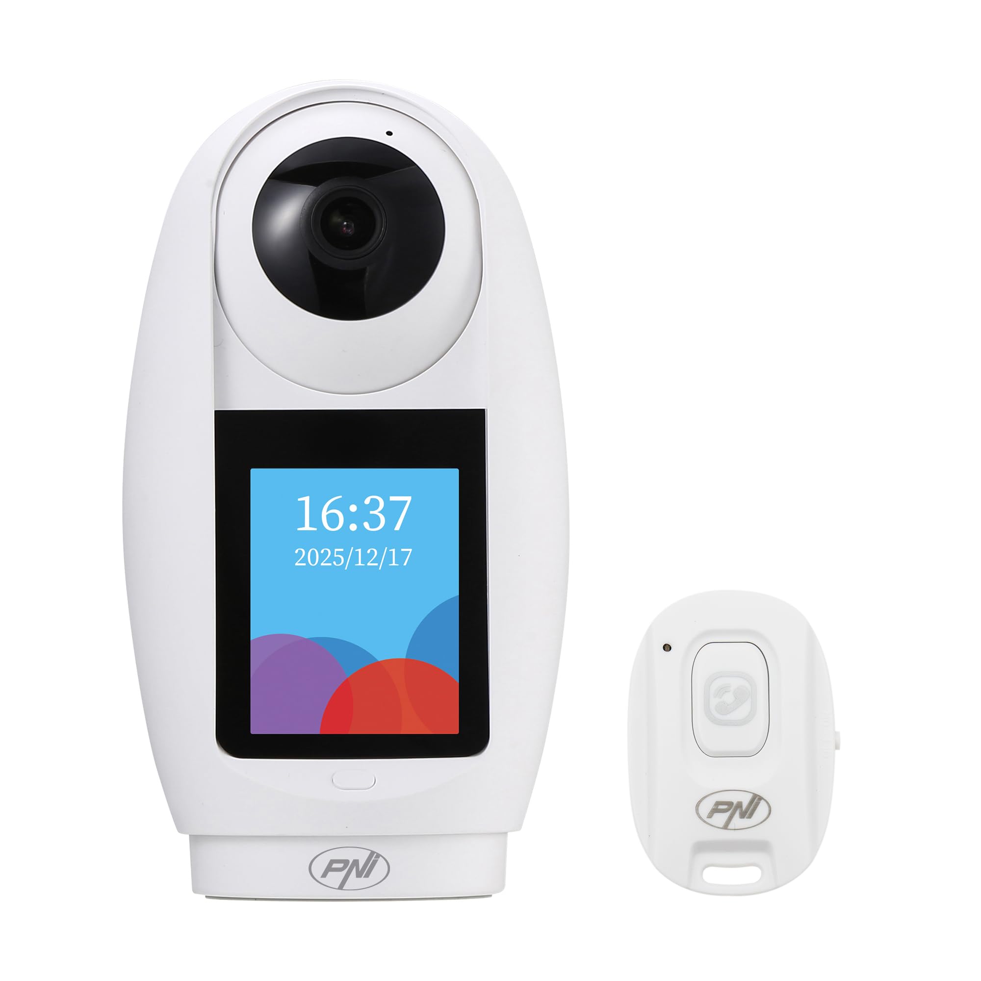 PNI IP733 3MP video surveillance camera, bidirectional audio and video, with Bluetooth call button, screen, baby monitor function - Image 3