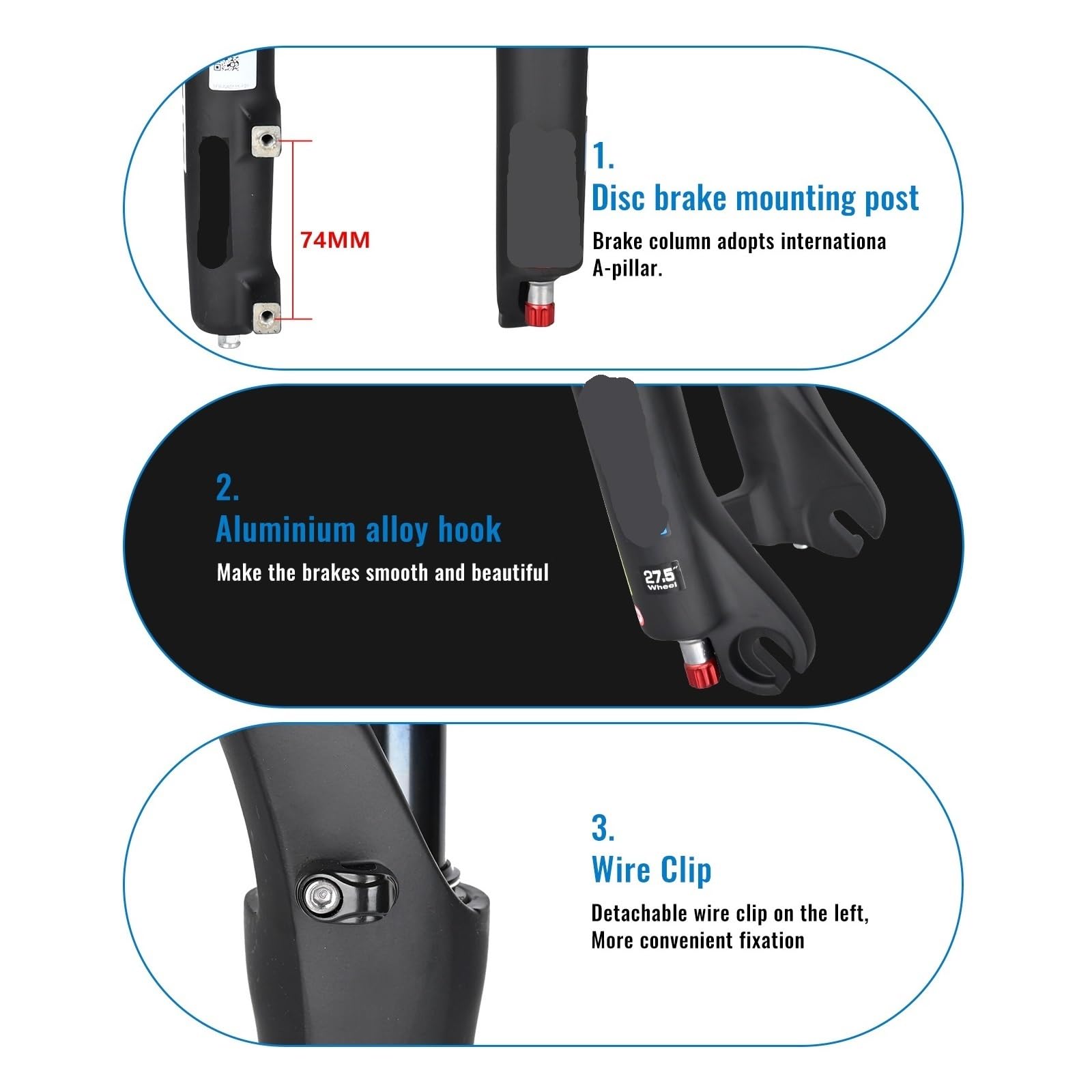 Compatible for SR SUNTOUR XCR Mountain Bike Suspension Fork 120mm