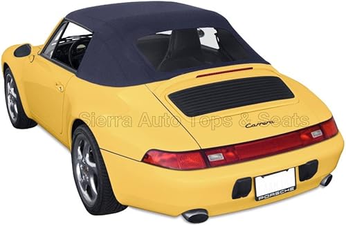 Sierra Auto Tops Convertible Top Reemplazo para Porsche 993 Carrera 1994-1998, Stayfast Canvas, Azul