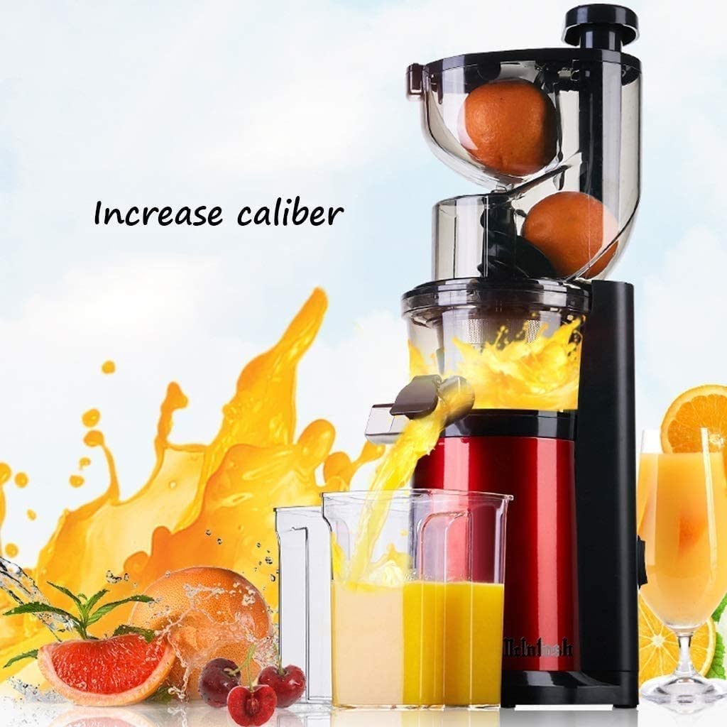 UMJIGF Slow Juicer Cold Press Juicers Masticating Juicer Machine Easy Clean Extractor for Celery Vegetable Fruit Juicing 1.8 inch Chute Anti-Oxidation Quite Low db
