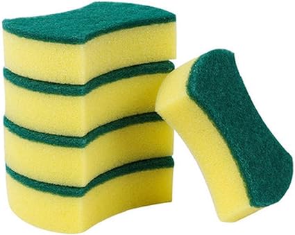 Amazon 1セット5個 おしゃれ かわいい 台所 キッチン 海綿 スポンジ 食器グラス鍋フライパン用 5pcs キッチンスポンジ オンライン通販