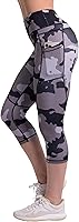 Vista 13 de CompressionZ Leggings capri de compresión de cintura alta para mujer, control de abdomen, entrenamiento, gimnasio, pilates, viajes, pantalones