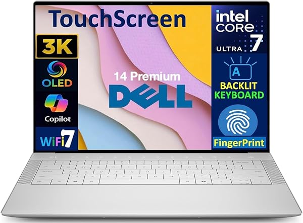 Dell 14 Premium (Next Gen XPS 14) Professional Laptop 14.5 Touch OLED 3.2K Display (Intel Ultra 7-255H, 32GB LPDDR5X, 1TB PCIe SSD, Intel Arc, Backlit KB, Fingerprint, 2 Thunderbolt 4, WiFi 7, W 11 P)