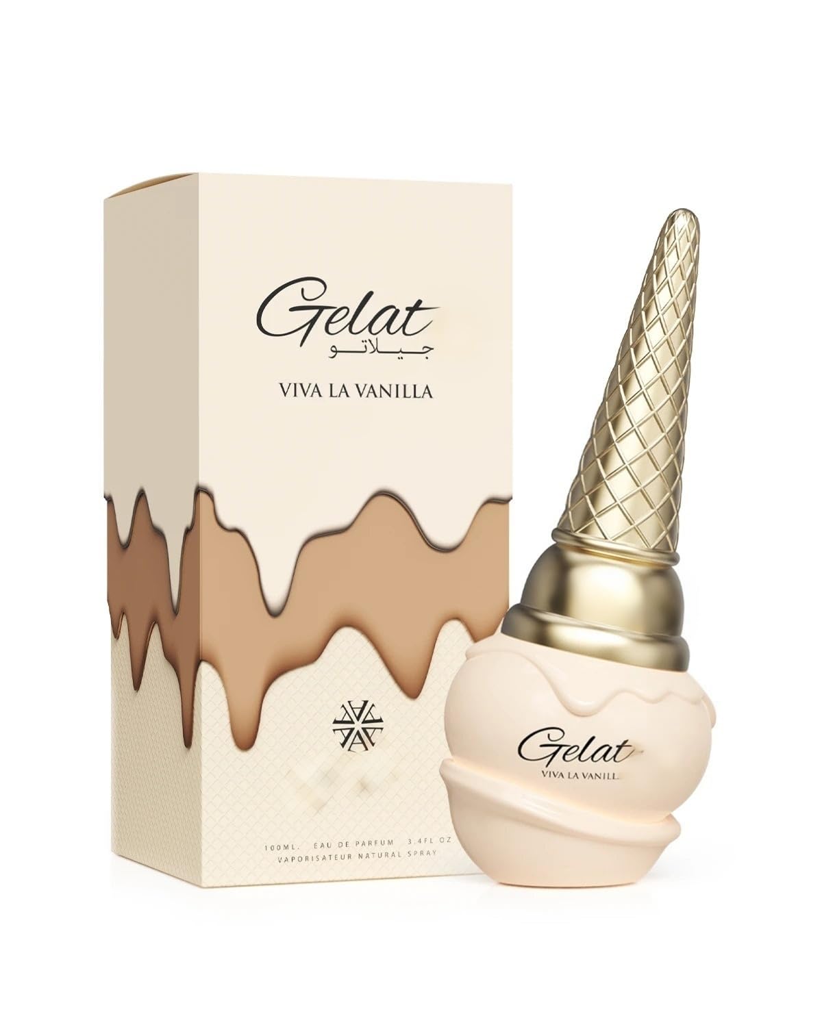 Viva La Vanilla Eau de Parfum for Women, Sweet Vanilla Ice Cream Inspired, Long Lasting Warm & Creamy Scent