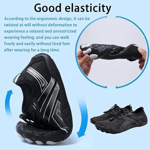 Water Shoes for Men Women Barefoot Shoes Quick Dry Aqua Sports Outdoor for Swim Pool Beach Surf Walk Water Yoga River Lake Hiking Kayaking - Image 4