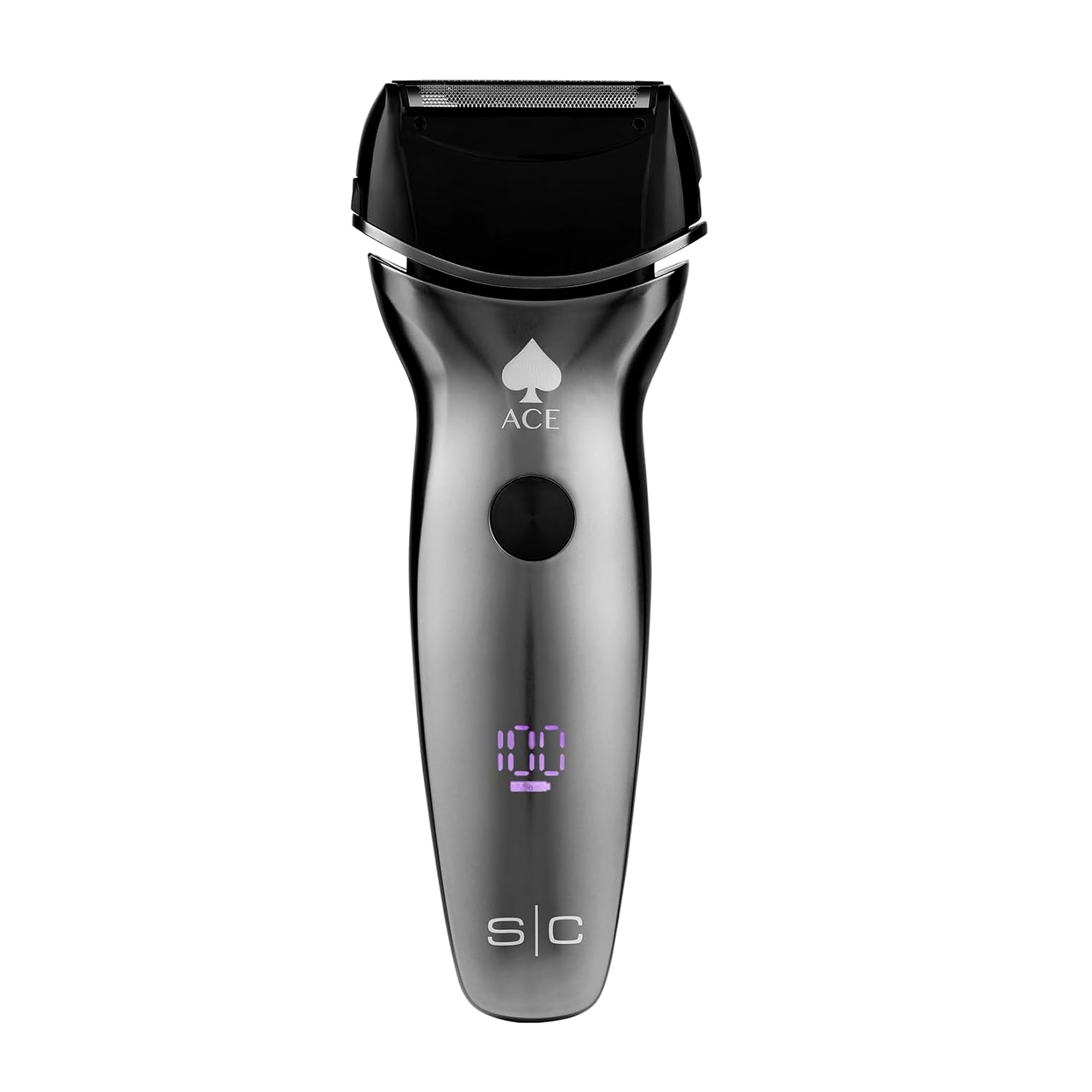 StyleCraft Ace Mens Electric Cordless Wet/Dry Shaver with Precision Foil Shaver, Triple Shave System with LCD Display, Smart Contour