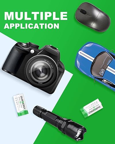 Miniatura 7 de Paquete de 2 baterías de litio CR123A de 3 V, 10 años de vida útil, 123 baterías de litio, baterías de litio 123A de 3 voltios CR17335, CR17345,