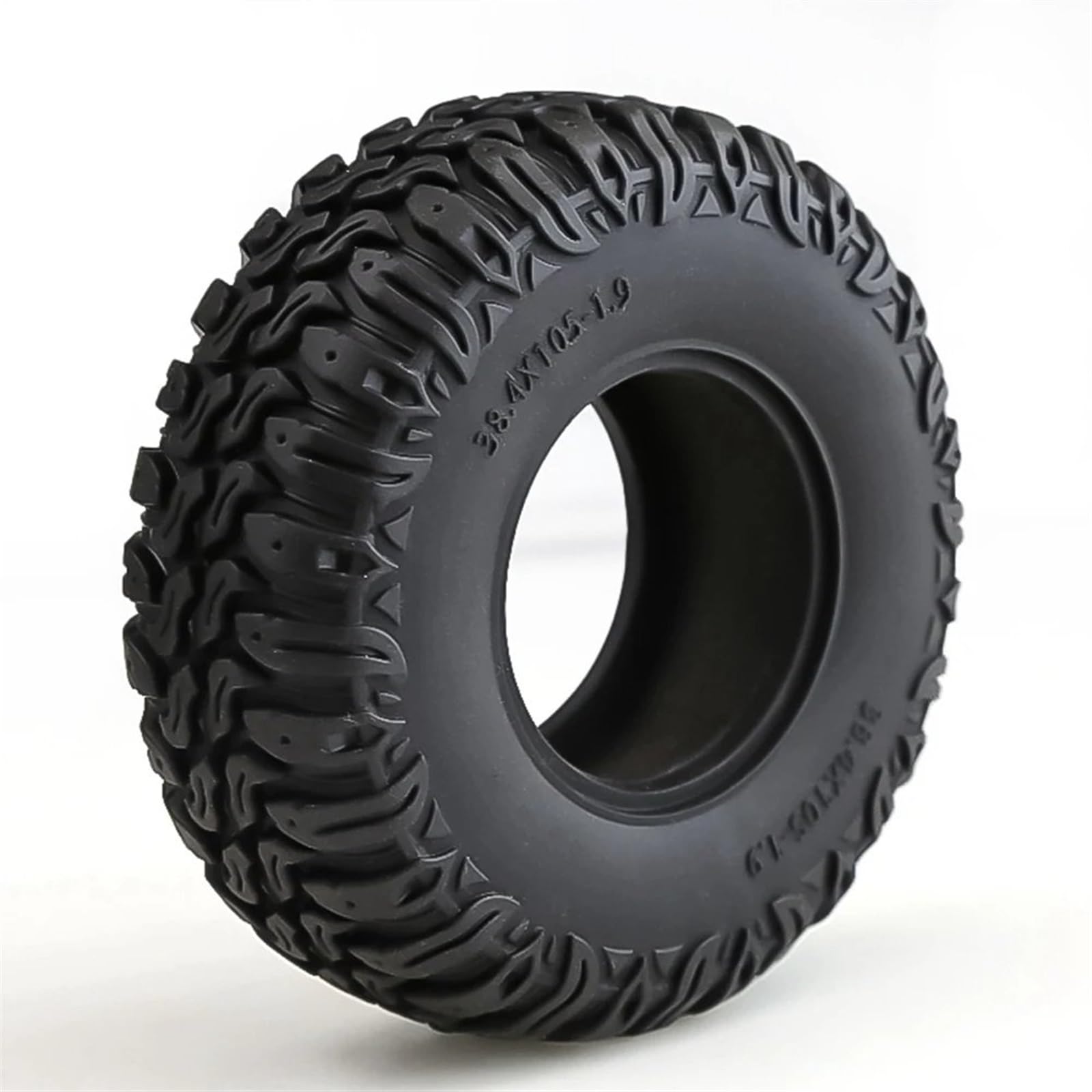 RC NeumáTicos Compatible con TRX4 D90 para Axial SCX10 II III para Redcat 4 Uds 105MM 1,9 Goma Neumáticos De Rueda para 1/10 Coche Trepador De Control Remoto