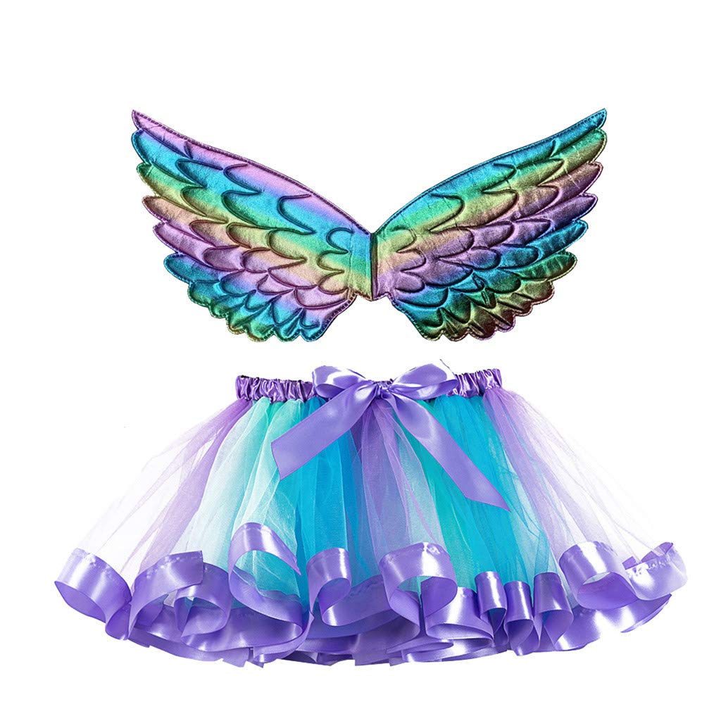 Gonna tutù Bambina Tulle con Vita Elastica Tutua Ragazze Morbida Leggera Gonne da Balletto Principessa per Danza Festa Carnevale,Gonna Tulle Rossa,Sfilata Carnevale