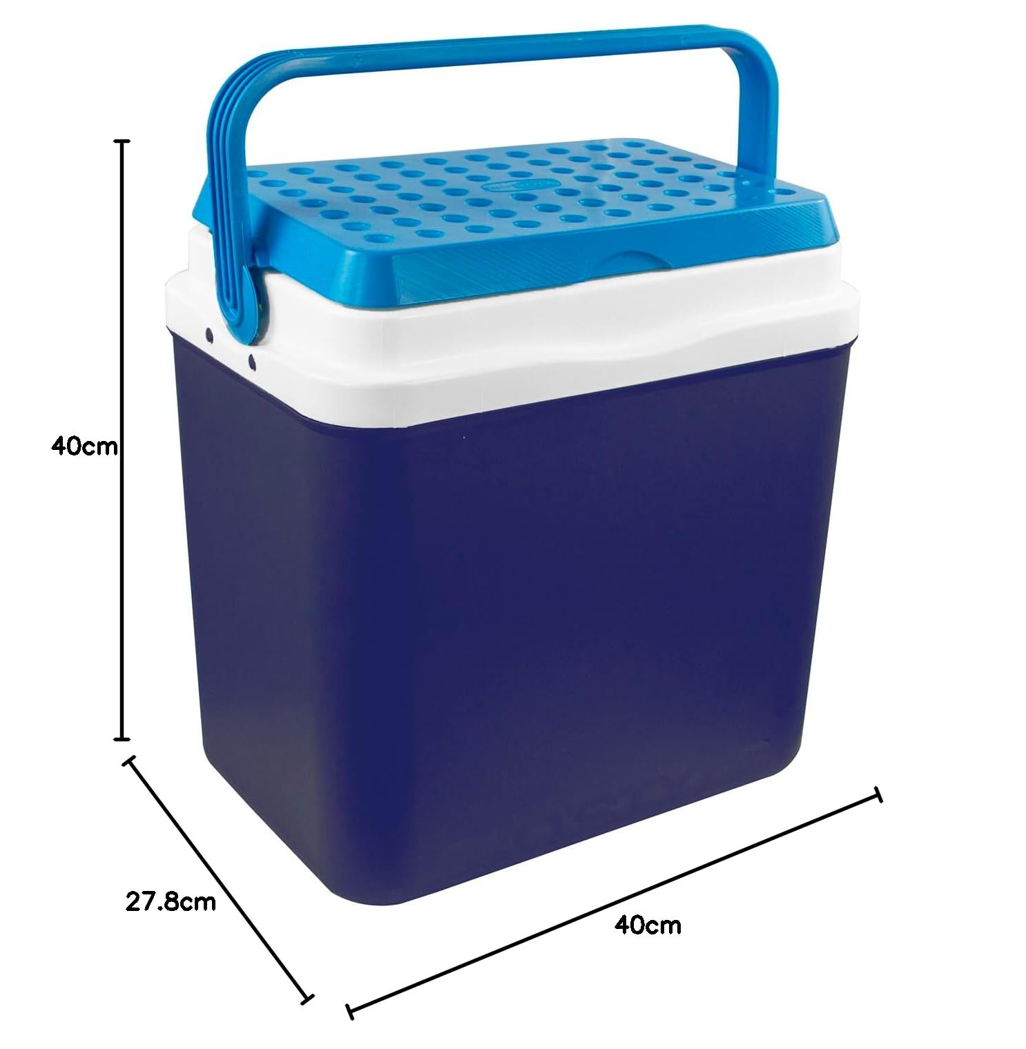 GIO'STYLE GioStyle - Nevera pasiva portátil Bravo Ultra | 29,5 L | Fabricado en Italia | Recipiente térmico