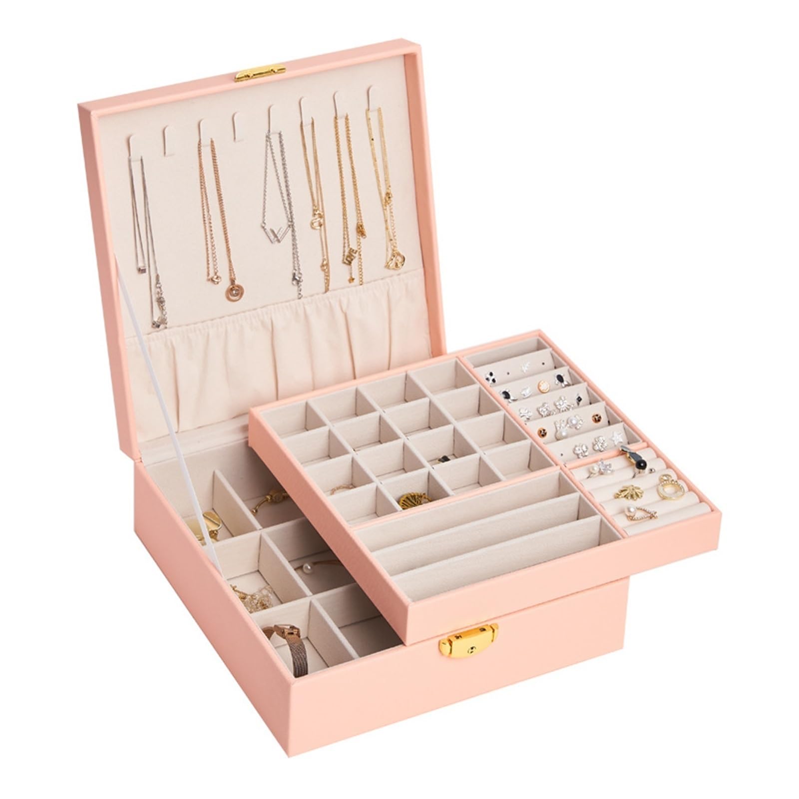 Boîte de rangement de bijoux TUSUOD pour sublimer votre coiffeuse et ordonner vos bracelets