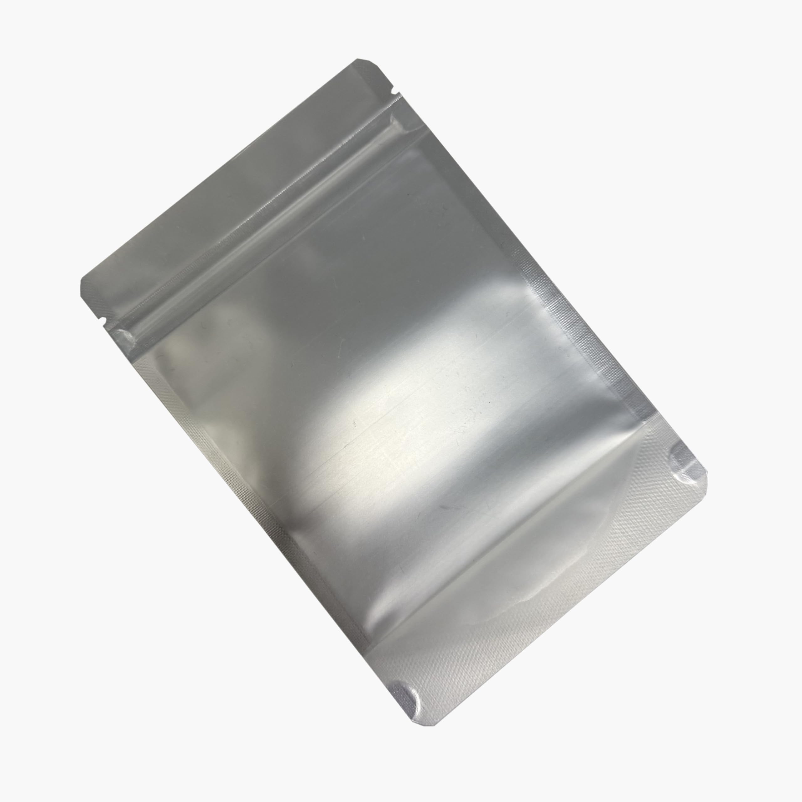 Pack De 50 Sachets Mylar Debout à Face Transparente 12.7x20.6cm - Scellables Par Chaleur Et Refermables - Emballage Alimentaire Pro