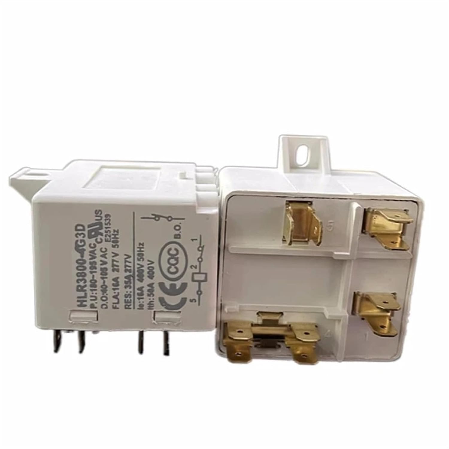 1PCS 5PCS Air Conditioner Refrigerator Compressor Starter Relay HLR3800-4G3D HLR38004G3D 16A 400V(1PCS)