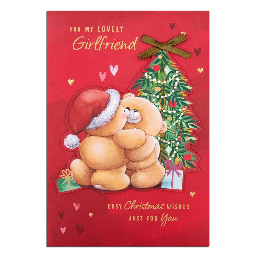 Forever Friends Lovely Girlfriend Christmas Boxed Card
