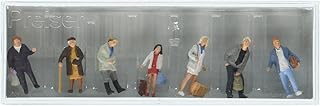 Preiser 10400 Pedestrians Standing Commuters HO Model Figure
