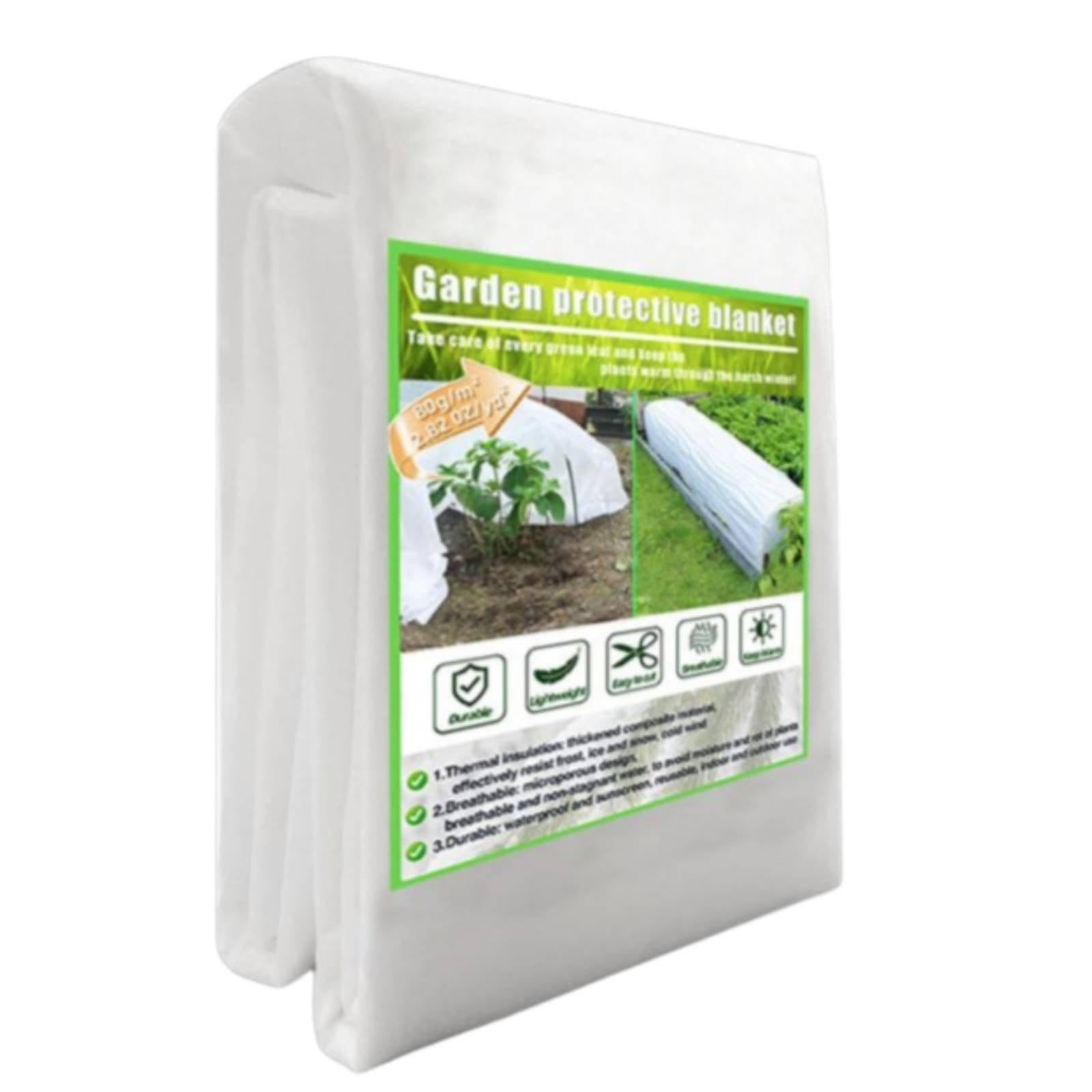 Freeze Protection Blanket, Thick Non-Woven Insulation Cover, Winter Tree Wrap for Garden, Breathable, Cold Resistant 1.6 * 9m-image-32