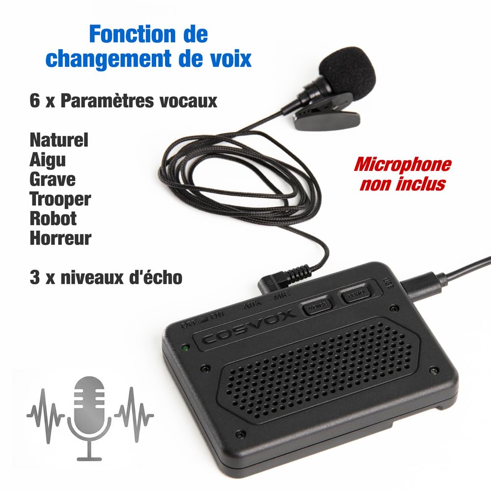 Module de son Bluetooth + Power Bank. Ajoutez des effets sonores passionnants, des lignes vocales emblématiques ou de la musique épique à vos costumes, accessoires, accessoires et répliques de