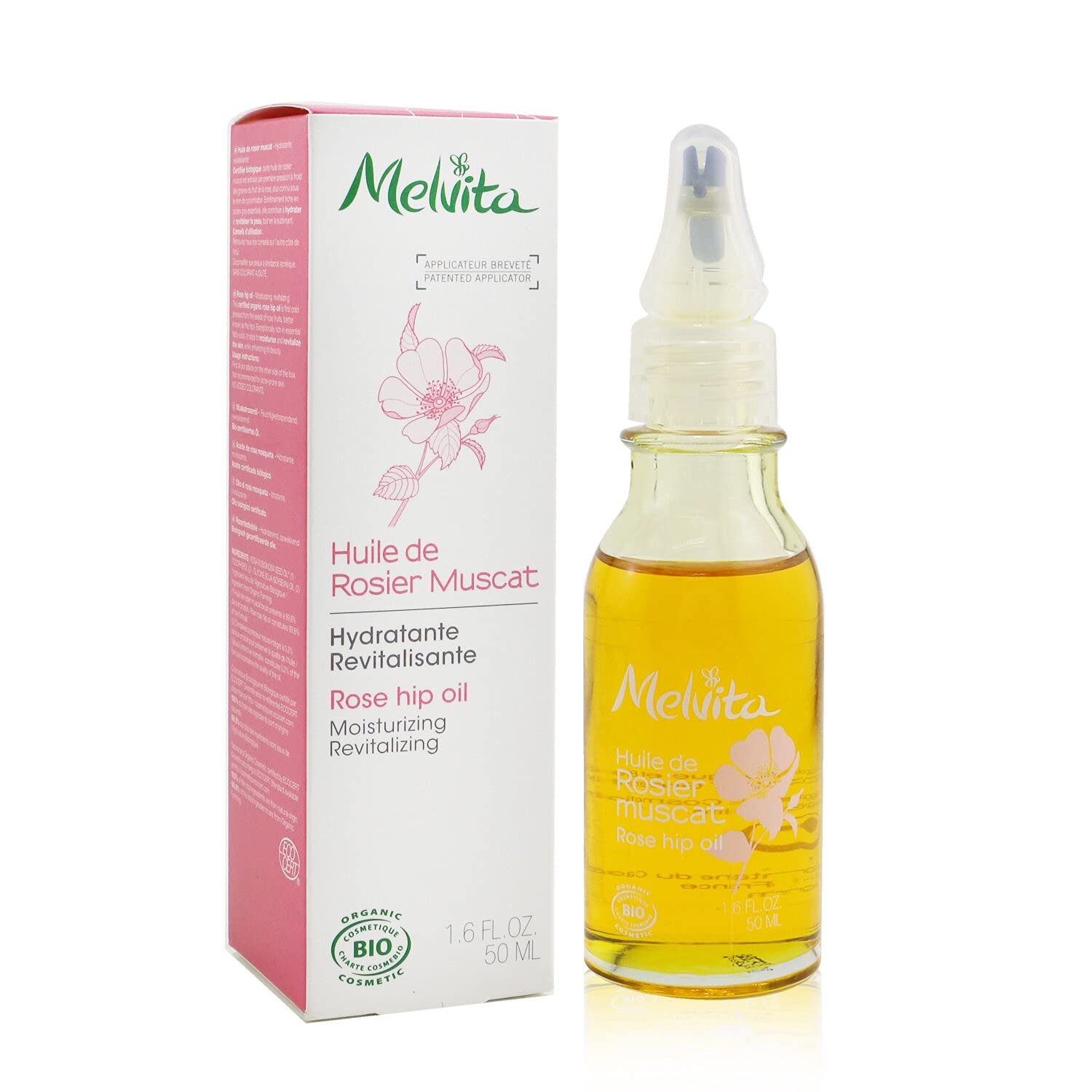 Melvita huile de rosier muscat 50ml
