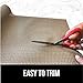 GORILLA GRIP powerGRIP Drawer Shelf and Cabinet Liner, Thick Strong Hold, Non-Adhesive Liners Protect Kitchen Cabinets and Cupboard, Bathroom Drawers, Easy Install, Breathable Mat, 12