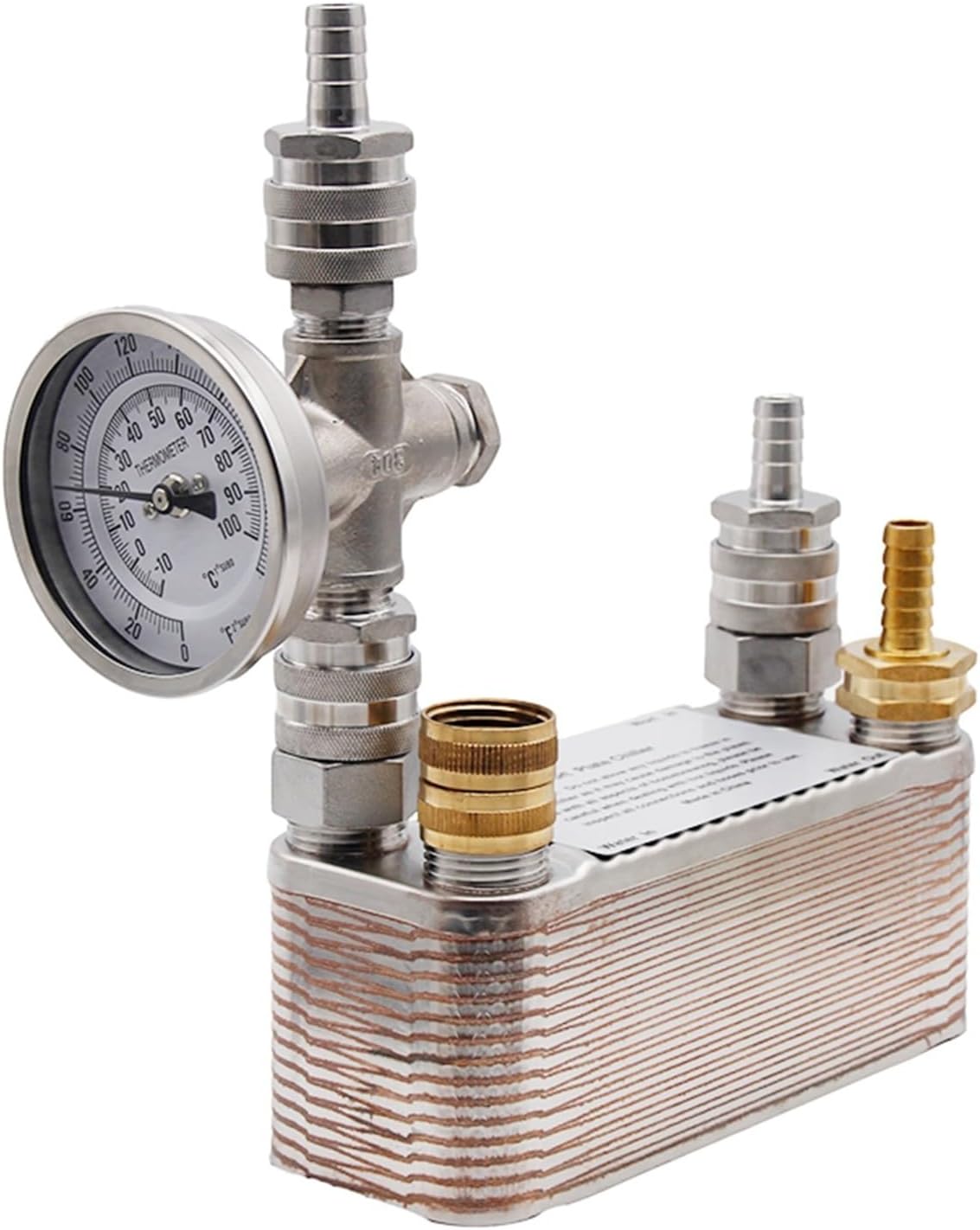 Brewing Accessories Homebrew Beer Wort Chiller 30 Plate Heat Exchanger B3-12A Brewing Accessories(F)