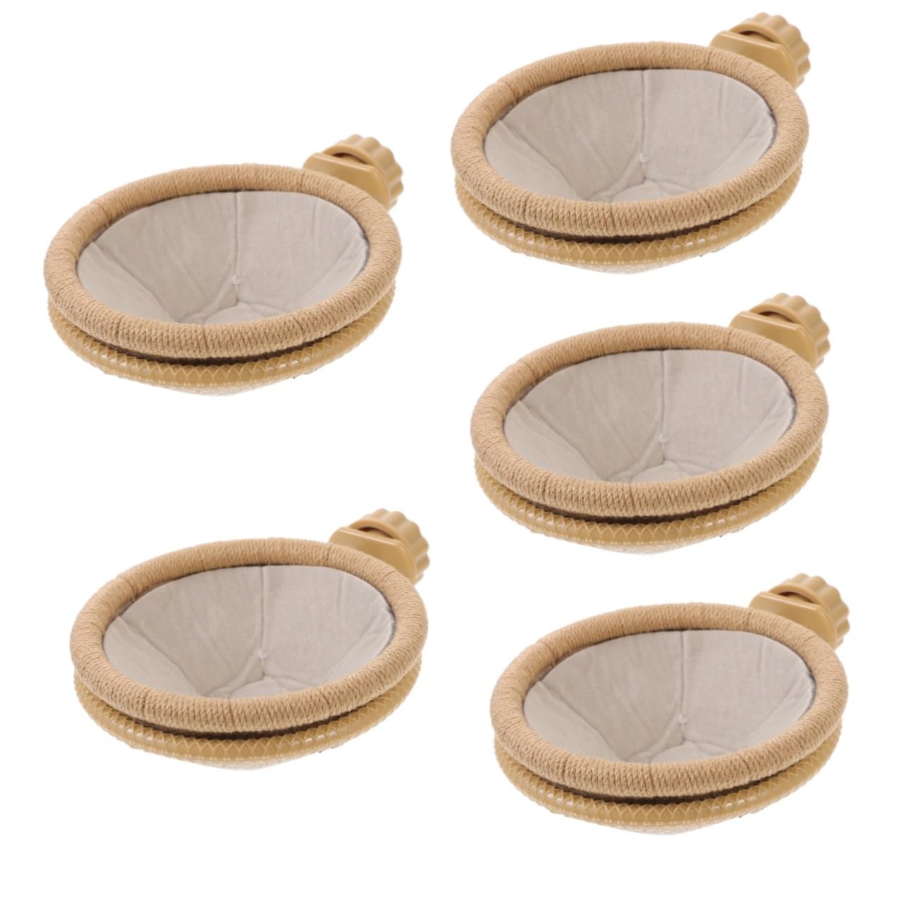 Toyvian 5 Pezzi Uccelli Multifunzionale con Accessori per Allevamento Uccelli Design Naturale e Ventilato per Esterni