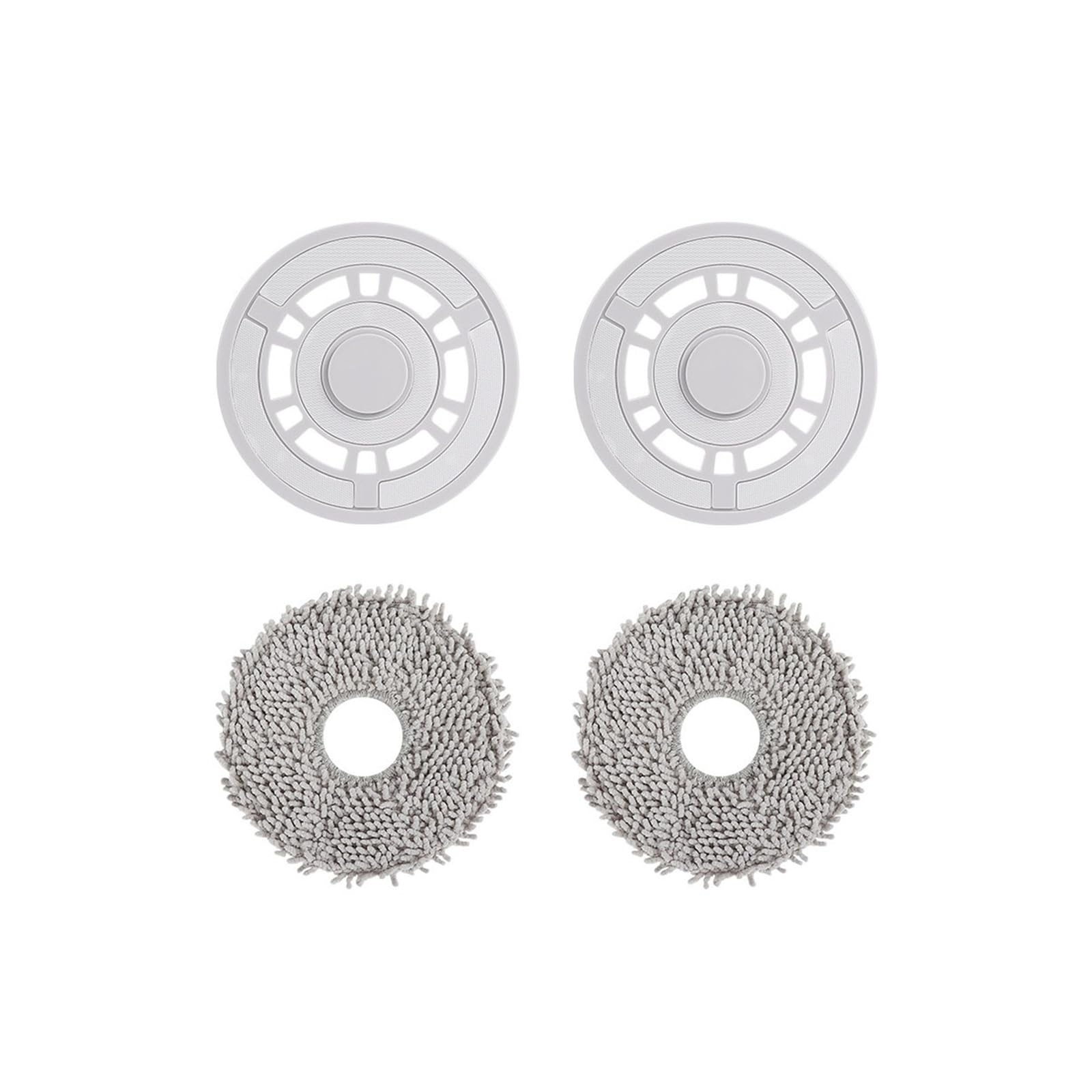 VIXWDRUTY Compatible For Xiaomi，Compatible For Omni，Compatible For Dreame，L10s Ultra S10 S10 ProX10 B101CN Mop Cloth Robot Vacuum Pads Holder Accessories(4PCS)