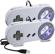 APKLVSR USB Controller Gamepad Joypads,2 Stück Kabelgebundene USB Gamepad-Joystick,Retro Gaming PC Controller Joypad-Gamestick für PC,Ras-pberry Pi, Windows, MAC,Liunx, Android