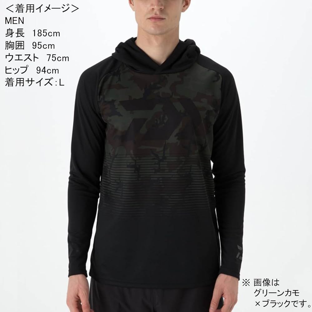 ダイワ　DAIWAフィッシングシャツ フーディー ジップアップシャツ ダイワ DAIWAフィッシングシャツ フーディー ジップアップシャツ