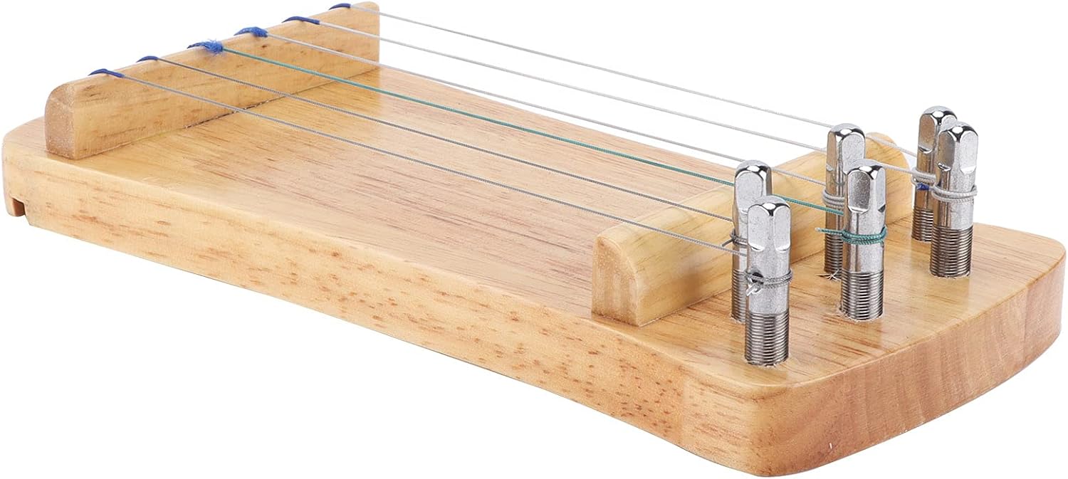Mini Guzheng Training Tool 6 Strings Guzheng Finger Trainer