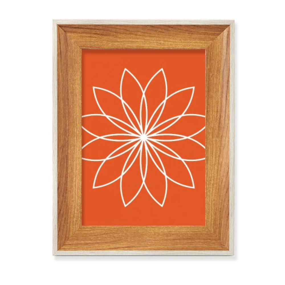 Cadre photo bois fleurs séchées pour bureau sans aucun entretien