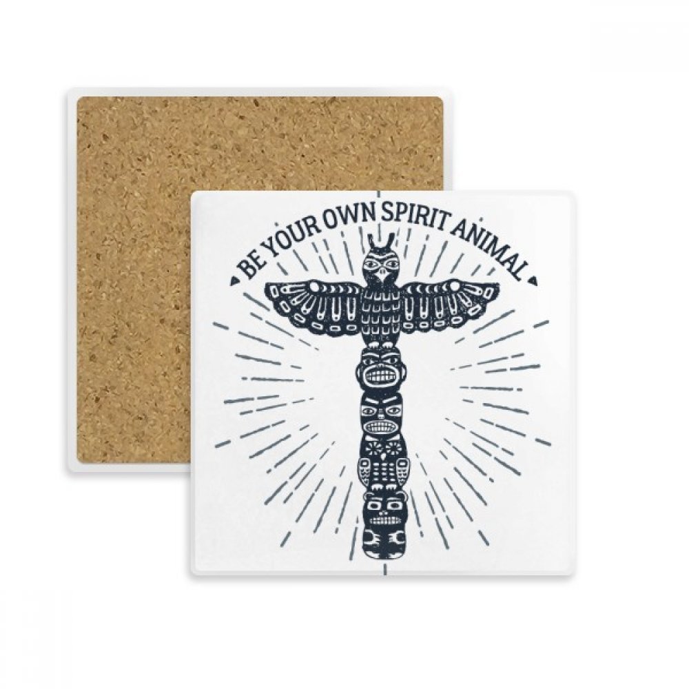 Coaster absorbant chouette Égypte ancienne idée cadeau déco originale