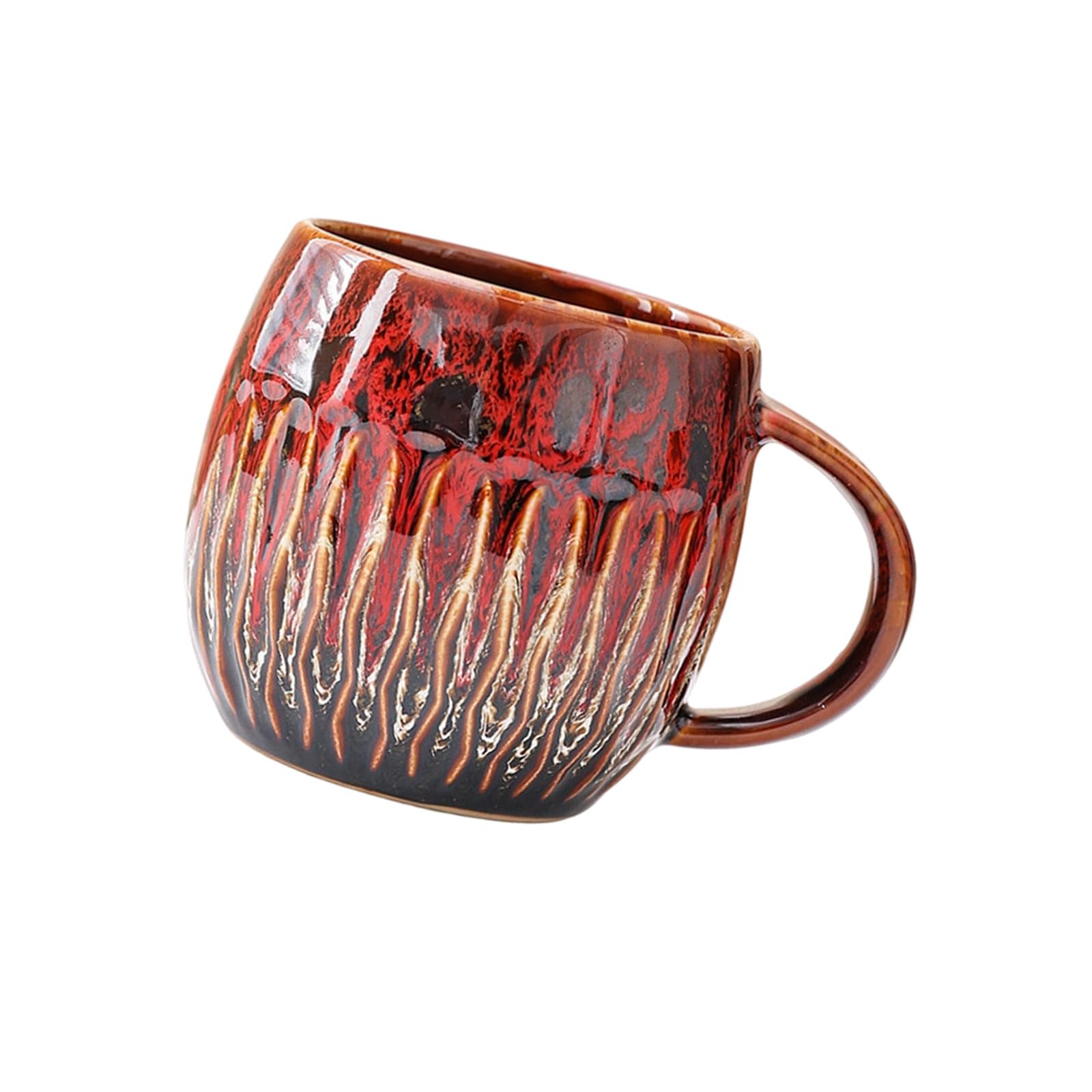 Xinsheinelry 20Oz Porcelain Coffee Cup Large Ceramic Mug with Ergonomic Handle Glazed Stonewares Drinkware for Beverages Coffee Cup