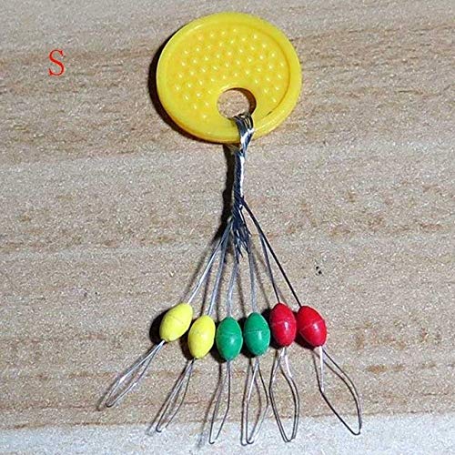 Minfishing 600pcs Colorful Fishing Bobber Stopper Float Stopper line