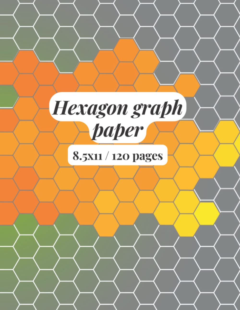BENZNOTE, Spiral Notebook, For Organic And Biochemistry, 8-1/2" X 11", Hexagonal Graph Rule, Green Lined, 3-Hole Punched, Perforated Edges, 112 Pages