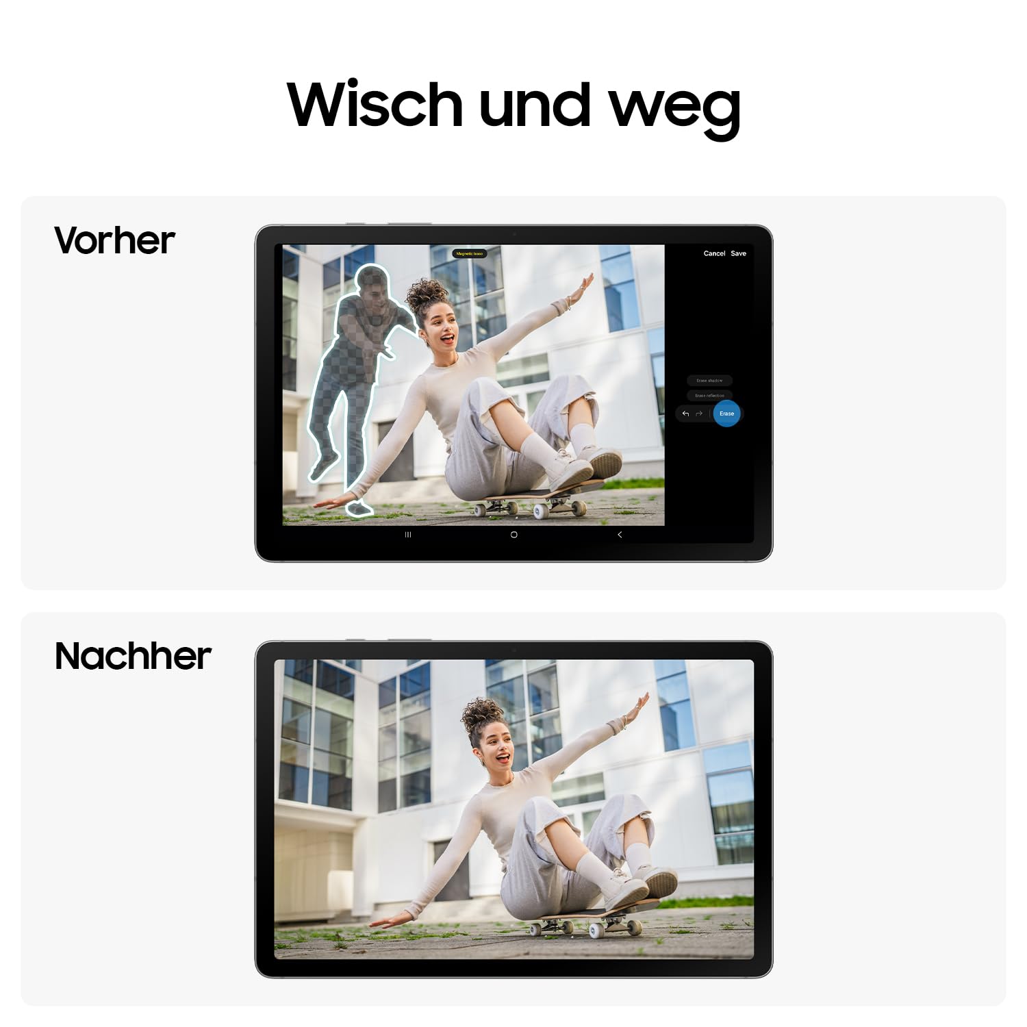 Samsung Galaxy Tab S10 5G Lite Enterprise Edition, Android Tablet mit KI, 6 GB RAM, 128 GB Speicher, inkl. S Pen, 5G, 3 Jahre Herstellergarantie, Grey