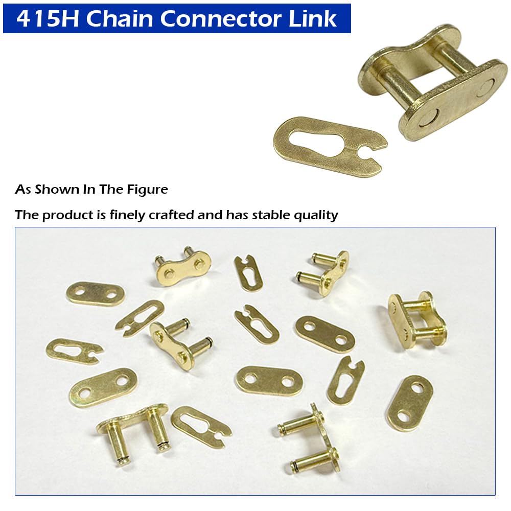 415H-110L Gold Chain with Connector Link for 49cc 60cc 66cc 80cc 2-Stroke Engine Motorized Bicycle Heavy Duty Racing Chain with 6 Chain Links with Chain Breaker — Amazon image 5