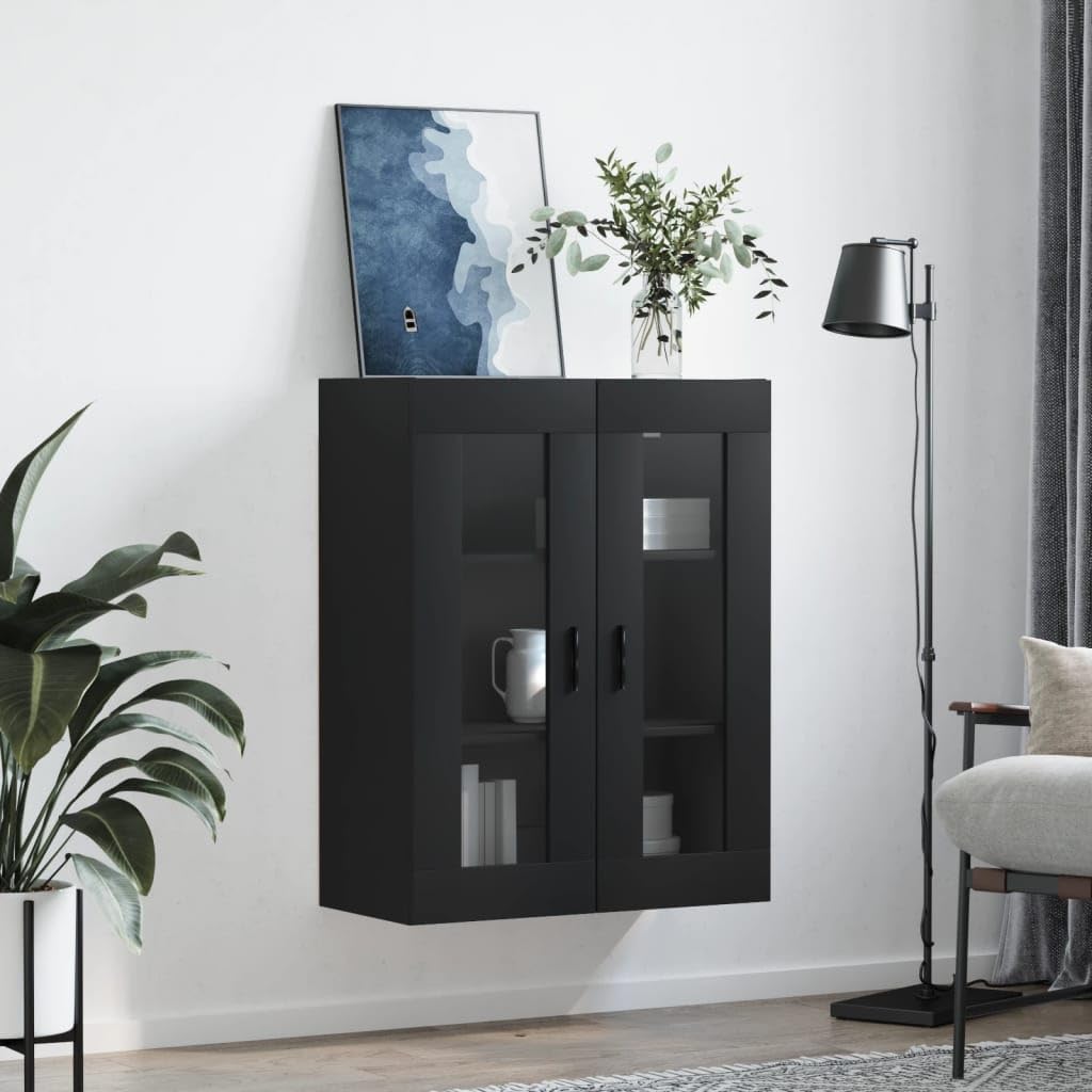 Czarna nowoczesna szafka kuchenna 90 cm wysokości elegancka konstrukcja trwały materiał uniwersalna szafka do salonu sypialni gabinetu stylowe rozwiązanie do przechowywania