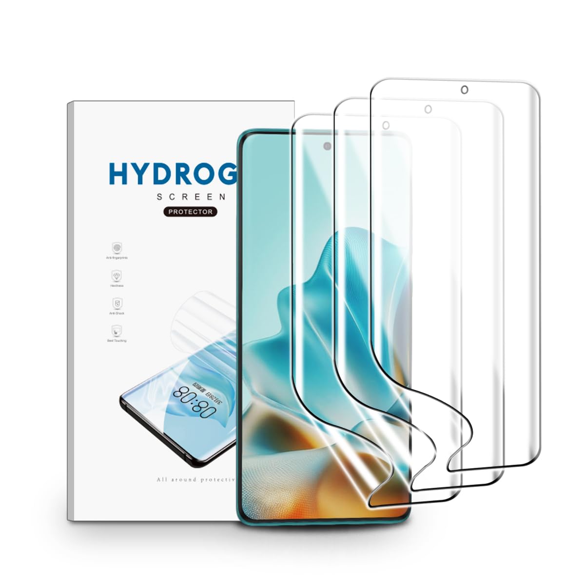 nvskvd Pellicola Protettiva Idrogel per Motorola Edge 30 Ultra, 3 Pezzi Pellicola Protettiva TPU per Trasparente HD Morbida Display ID Impronte Digitali(Non Vetro Temperato nvskvd Pellicola Protettiva Idrogel per Motorola Edge 30 Ultra, 3 Pezzi Pellicola Protettiva TPU per Trasparente HD Morbida Display ID Impronte Digitali(Non Vetro Temperato