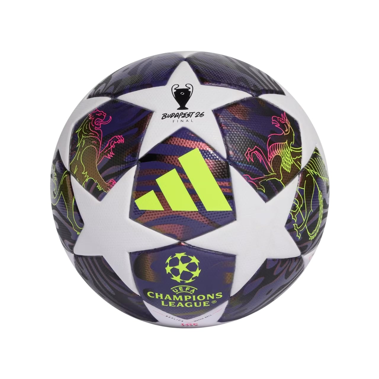 adidas UEFA Champions League UCL LGE Fußball 2026 JX9097 J290, Farbe:lila, Größe:5