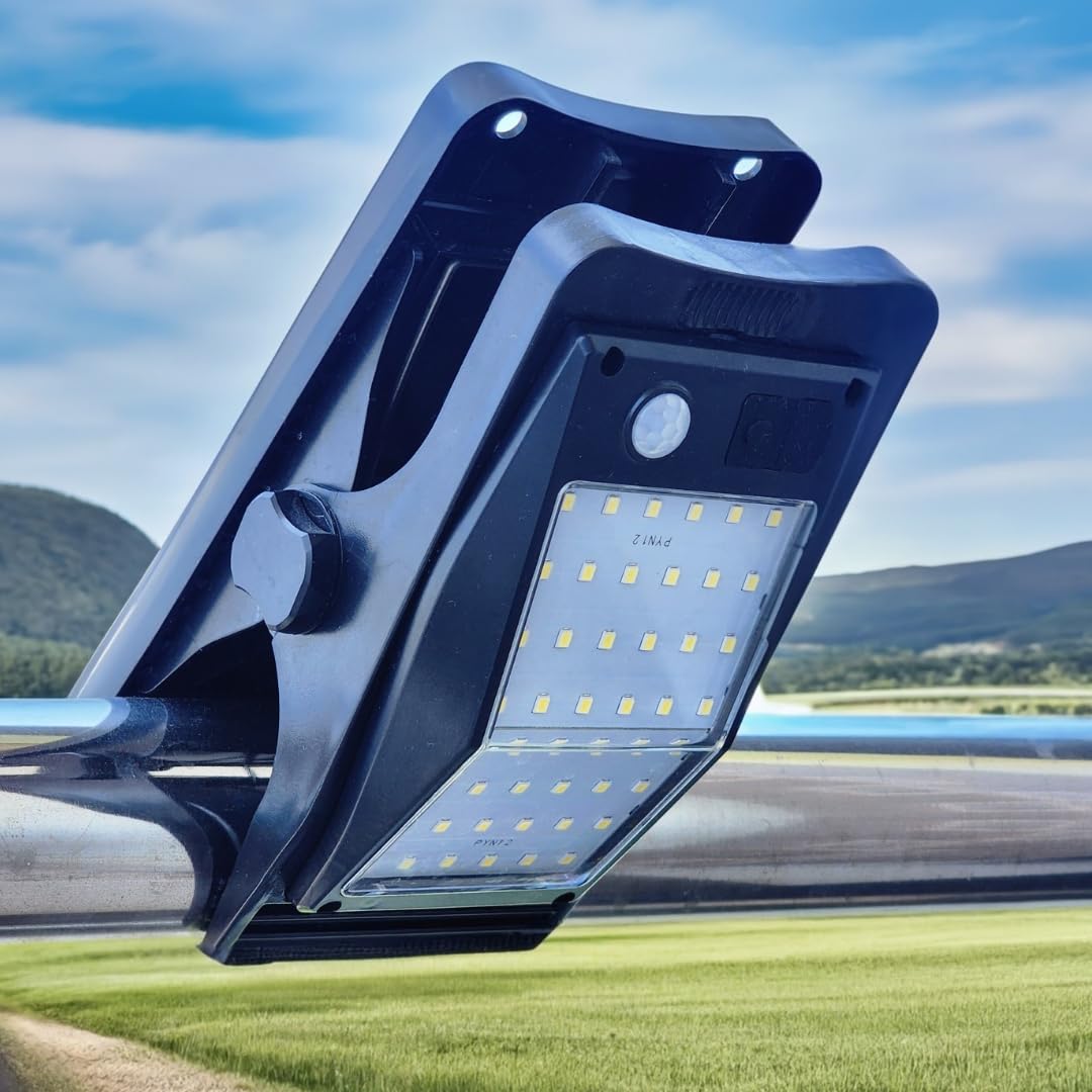 Khinda LED Solar Light with Motion Sensor Solar Powered Spotlight for 