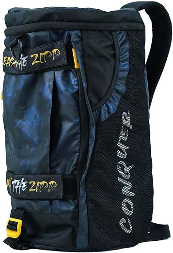 MuscleBlaze Hybrid Gym Bag Cum Backpack, Duffle Bag (Camo, 40L) | for Men and Women | Sports Bag