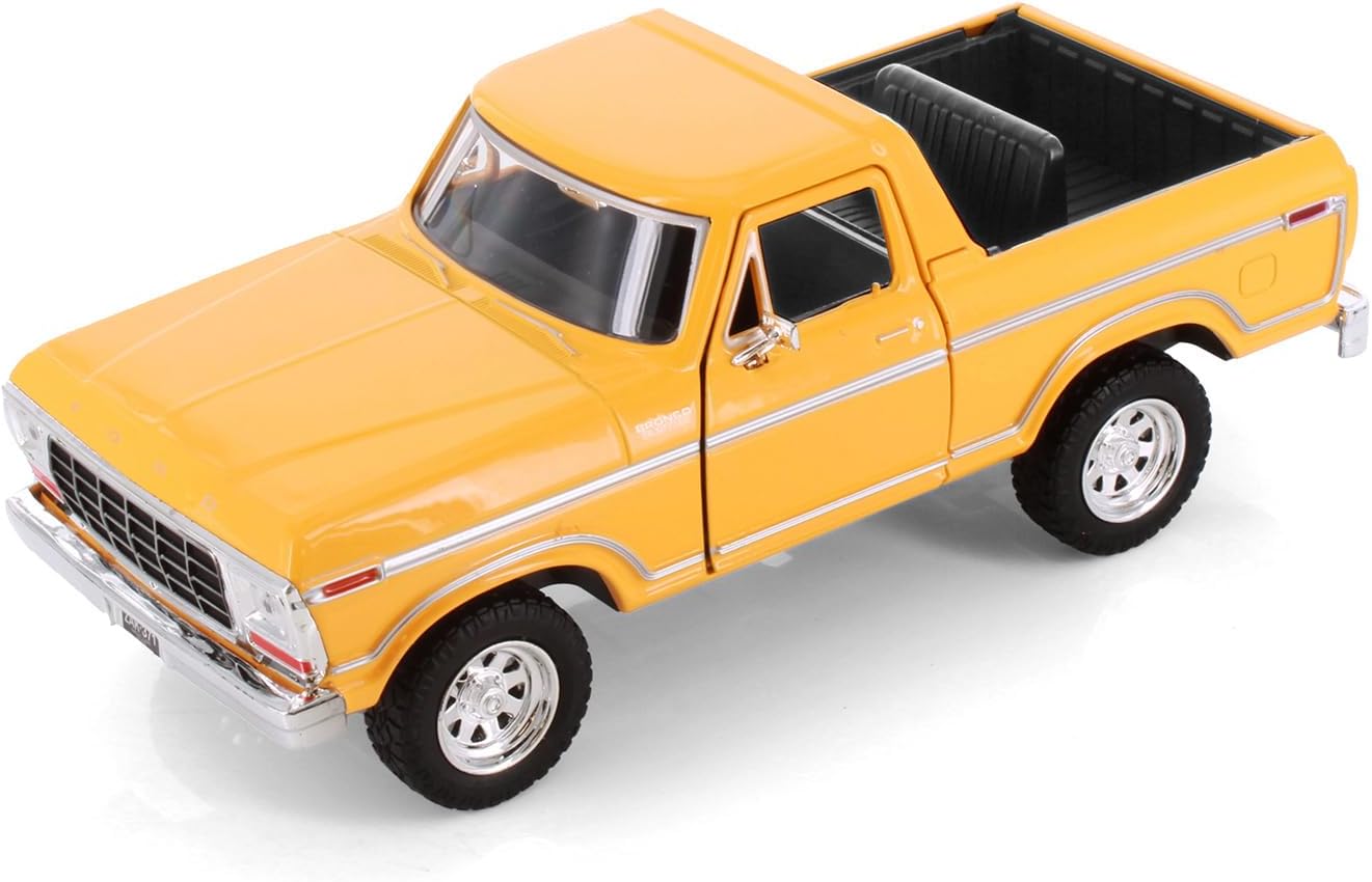 Box of 4 1978 Ford Bronco (Open Top), ASSTD 77374D - 1/24 Scale Diecast Model Cars