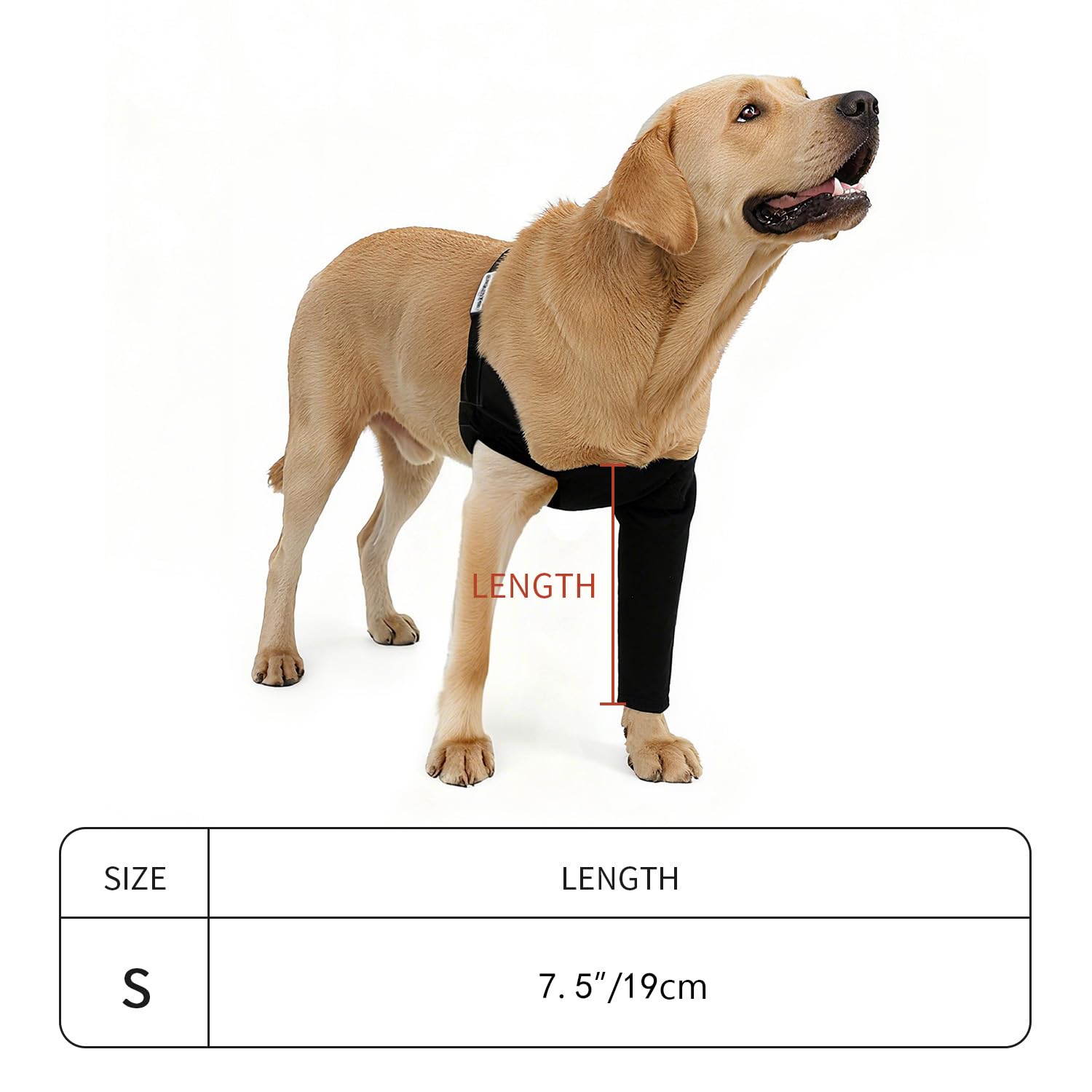 Manicotto per il recupero del cane, alternativa al collare a cono, spessore 2,5 mm, impermeabile, resistente all'abrasione, lavabile, previene leccare/mordere e mantiene le ferite asciutte