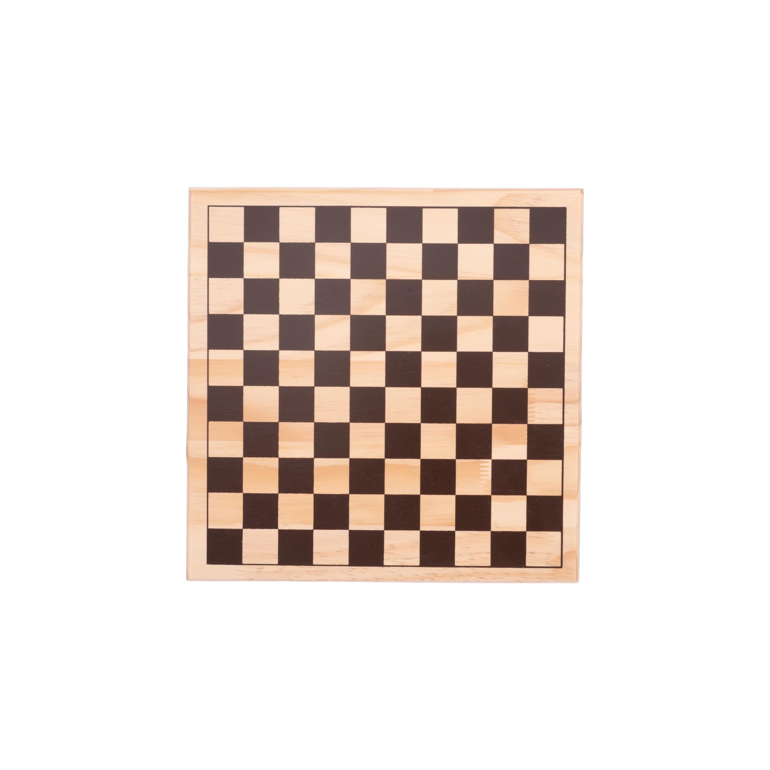 Engelhart - 150236 - Jeu de Dames en Bois - Marron et Crème - Jeu de Société Classique - Damier en Bois Massif - Stratégie - Débutants - Famille - 2 Joueurs - Dès 6 Ans