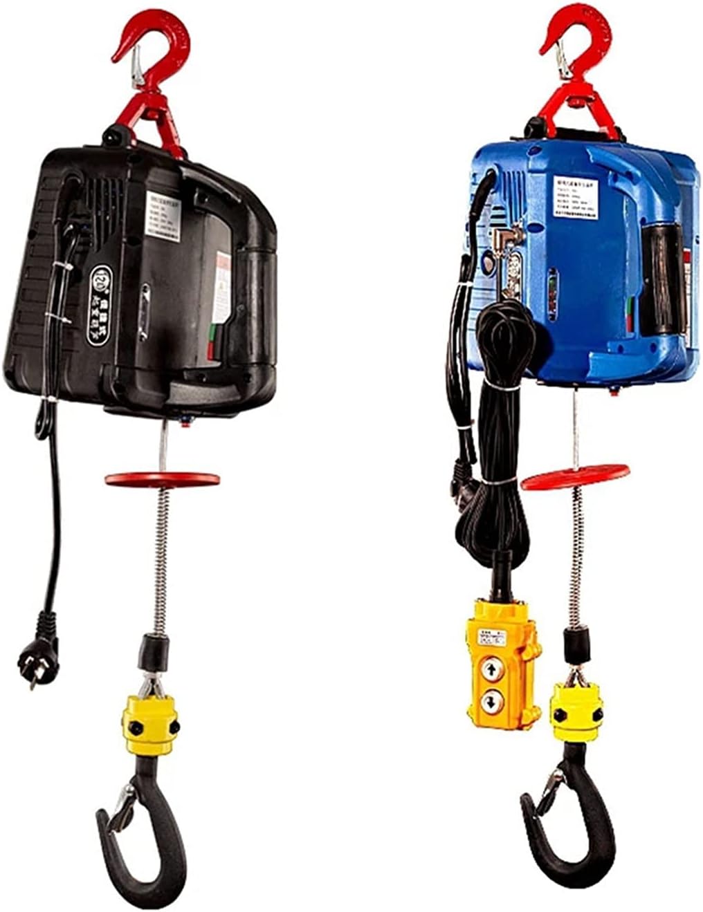 Z-SEAT Electric Winch 300KG Electric Hoist Portable Electric Winch Electric Steel Wire Rope Lifting Hoist 220V/110V Super Load-Bearing