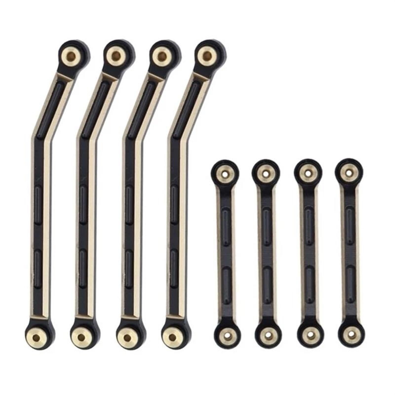 Varilla de Tracción para AXIAL AX24 1/24 Coche Trepador De Control Remoto Piezas Mejora Repuesto 8 Uds Juego Enlaces Chasis Metal Varilla Enlace RC