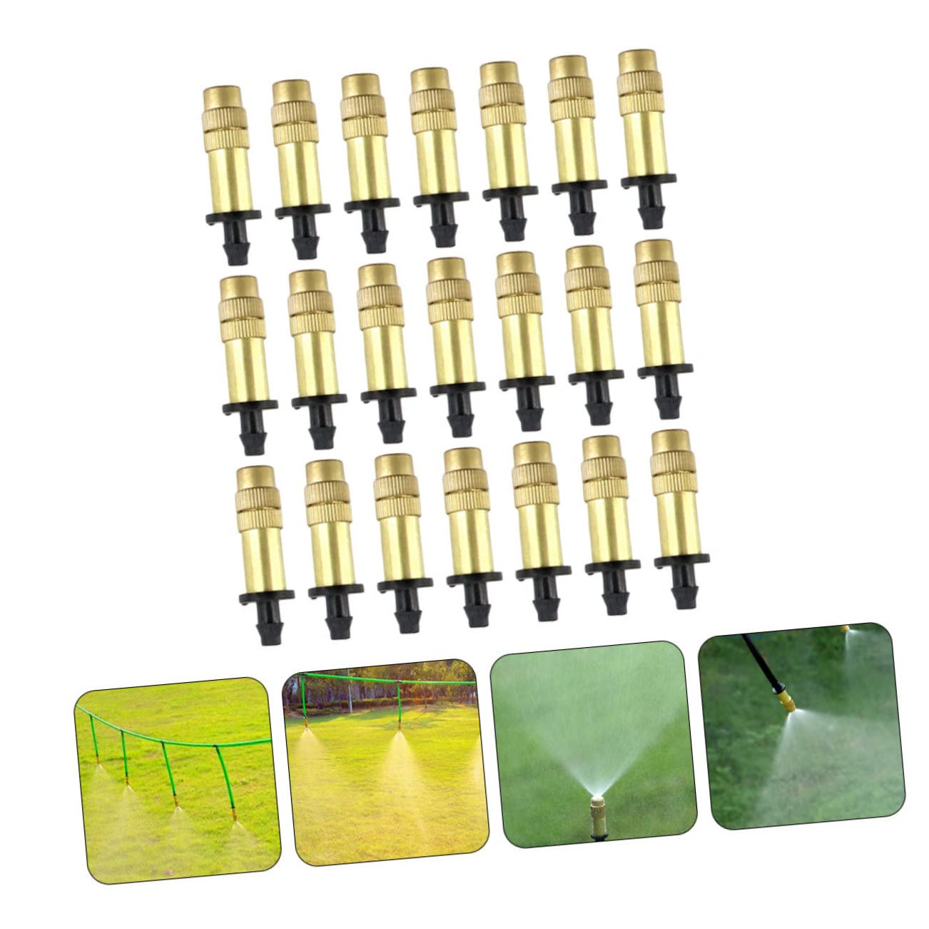 Pistolet Arrosage Cuivre Avec Buse Céramique - Pour Jardin, Irrigation, Arrosage Précis Et Durable, Poignée Antidérapante