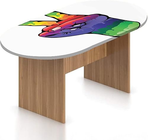 Miniatura 8 de Mantel ovalado ajustable, decoración gris, funda de mesa de poliéster elástico, textura de madera de roble suave en estampado retro antiguo, se